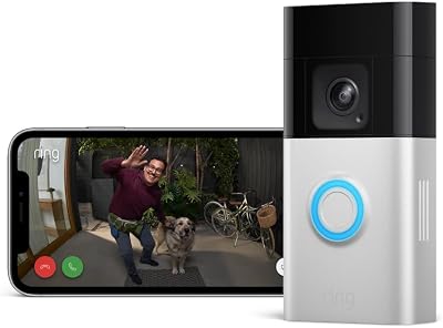 Ring Battery Video Doorbell Pro Wireless Security Camera 1536p HD Head-to-Toe