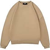DOLLYDAZE Womens Oversized Crewneck Sweatshirt Fleece Long Sleeve Hoodies Pullover