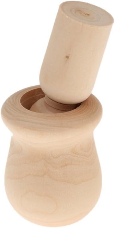 millet16zjh 10Pcs People Nesting Set Unpainted Wooden Peg Dolls DIY Decor Montessori Toy