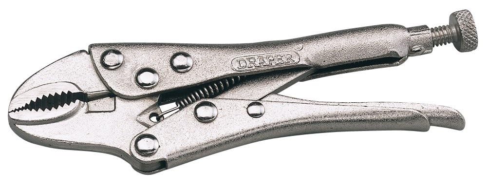 Draper 35367 Curved Jaw Plier with Self Grip, 140mm