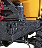 Body Armor 4x4 (JK-2395) Black Steel Rear Bumper with Adjustable Pin for Jeep Wrangler JK