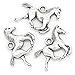 JGFinds Horse Charm Pendants for Equestrian Jewelry Making, Silver Tone, 95 Pack