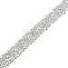 Remedios Rhinestone Bridal Belt Bridesmaid Sash Crystal Wedding Belt Women Dress Accessories,White