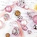 KI Store Pink Christmas Balls 20pcs 3.15-Inch Christmas Tree Decoration Ornaments for Xmas Tree Holiday Wreath Garland Decor Ornaments Hooks Included