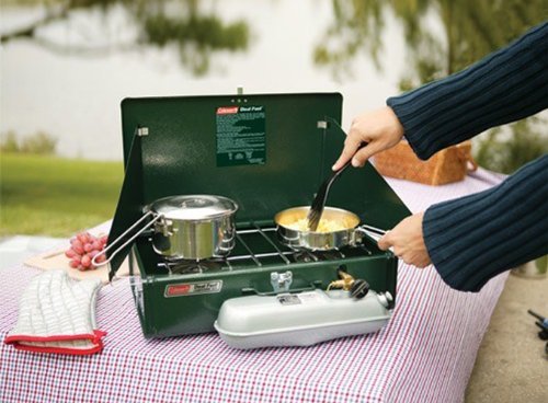 Coleman 2 Burner Dual Fuel Compact Liquid Fuel Stove - Thumbnail 7