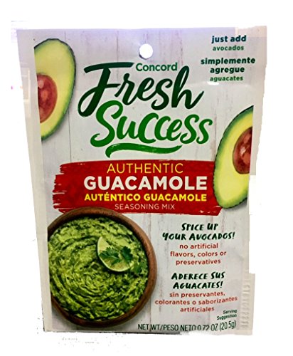 Concord Authentic Guacomole Seasoning Mix Ets .72 Ounce Each