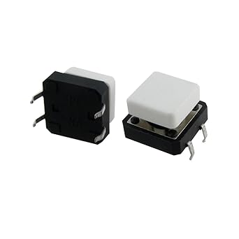 Amazon Uxcell タクト スイッチ キャップ ワット モメンタリ触覚 プッシュ ボタン 12 12mmx 8mm 枚 スイッチ 産業 研究開発用品 通販