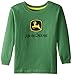 John Deere Toddler Boys Long Sleeve Logo Tee, Green, 3T