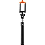 AUKEY Bluetooth Selfie Stick Wireless Self-portrait Monopod with Extendable Handheld for Travels, Family, Friends Photos, for Most Mobile Phones (HD-P7 Black)