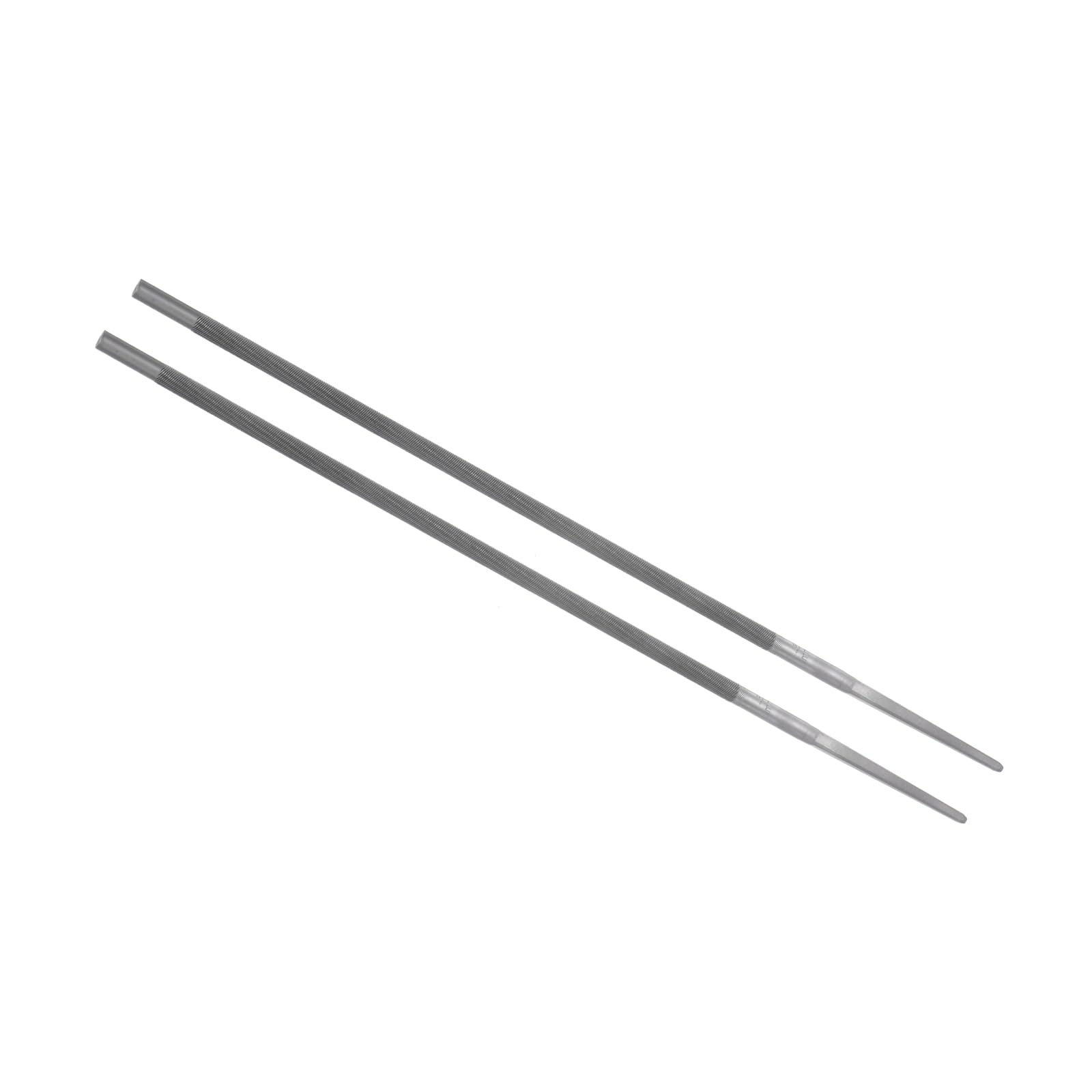 CoCud Chainsaw File, 7/32" File Teeth 9.65" Total Length, High Carbon Steel Double Cut Sharpener - (Applications: for Object Repair), 2-Pieces