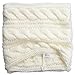 NEOSAN Womens Thick Ribbed Knit Winter Infinity Circle Loop Scarf Twist White