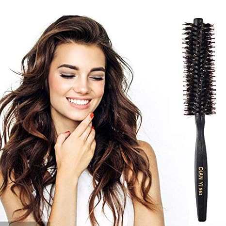 Baiwka Boar Round Comb Round Styling Hair Brush For Men Women