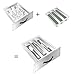 KD Organizers 3-Slot Organizer Tray for Kitchen Utensils and Accessories: Dividers for kitchen, bathroom, desk, dresser or junk drawers