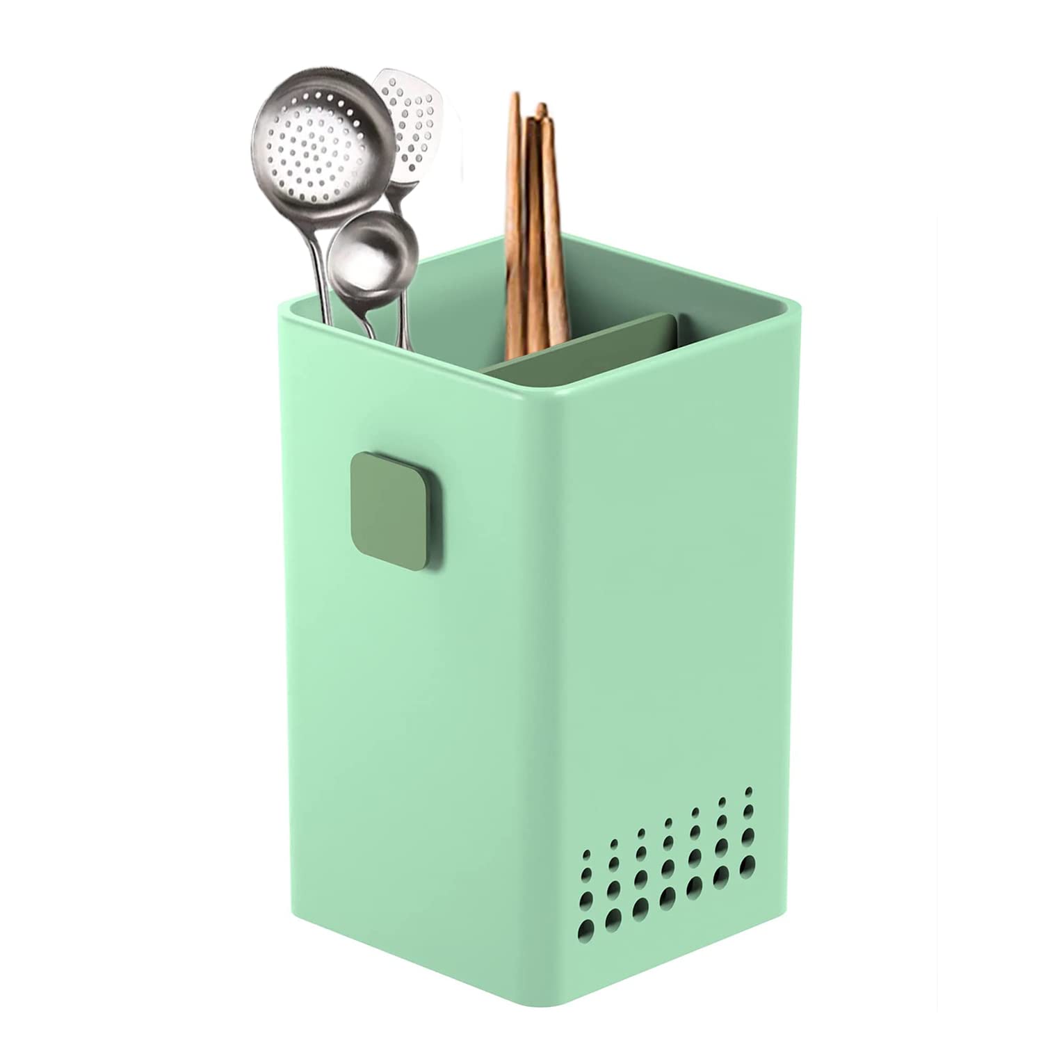 NO Multifunctional Dish Rack Kitchen Utensil Holder, Kitchen and Dining Room Wall Kitchen Utensil Holder, Large Kitchen Utensil Organiser, Spoon Holder in Sink Utensils Drying Rack