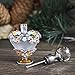 Retro Frosted Glass Perfume Bottles - Empty - Refillable - Vintage with Butterfly Stopper (Butterfly2)