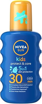 NIVEA SUN Kids Protect Care Coloured Spray SPF 30+ 200ml Sunscreen for view 1