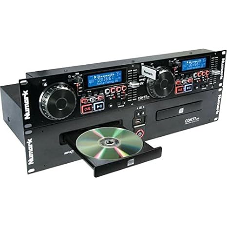 Numark CDN77USB - Professioneller Dual USB und MP3-CD-Player für den professionellen DJ-Einsatz mit leistungsorientierten Fun