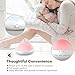 Essential Oil Diffuser, TaoTronics 300ml Aromatherapy Diffuser with Natural Candle Light( Triple Mist Outlet, Touch Control Aroma Diffuser, Diffusers for Essential Oils, 8 Hour Ultrasonic Humidifier)