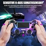 AceGamer Wireless Controller PS4 Pro PC Motion Audio Turbo 33ft Starry Sky view 4