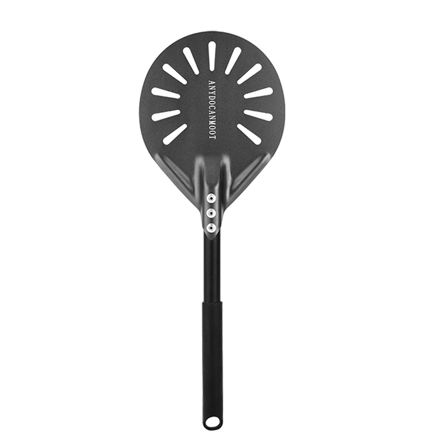 Photo 1 of Perforated Pizza Peels 6 INCH pizza spatula paddle Long Handle Metal Pizza Spatula for Indoor and Outdoor (6 Inch)
