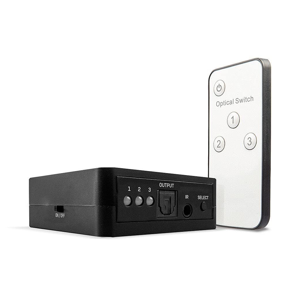 LINDY 3 Port TosLink (Optical) Digital Audio Switch (70482)