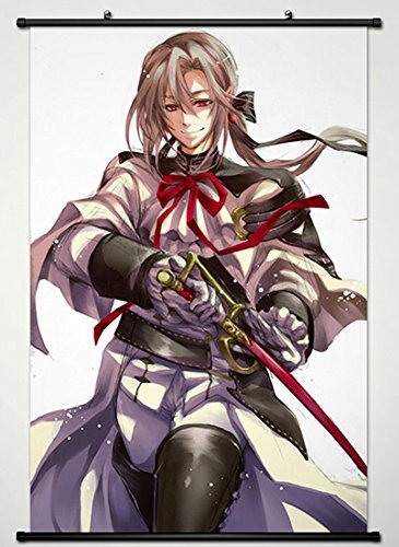 Seraph of the End Wall Scroll Poster Fabric Painting for Anime Ferid Bathory 024 L