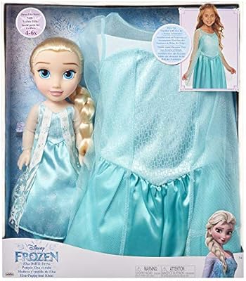 frozen elsa doll and dress