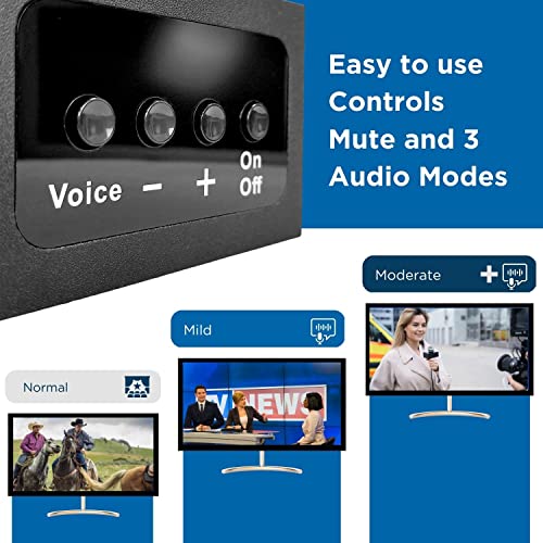 TV Ears Voice Clarifying TV Sound Bar TV Speaker System for Great