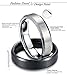 Tungary Jewelry Tungsten Carbide Rings for Men Women Wedding Engagement Band Promise Brushed 6mm Size 6-14 2 Pcs a Set