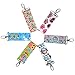 Lip Balm Essential Oils Holder Carrier Clip-Set Of 6 Key Chains (Owl Mix)