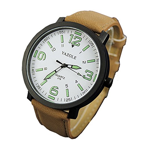 Mens luminous watches luxury clock quartz wrist watch w…