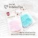 InfantCo Ultra Soft Silicone Bath Scrubber Sponge | for Baby and Dryskin (Baby Blue)