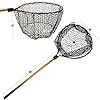 Wakeman-Fishing-Retractable-Rubber-Landing-Net-with-35-Handle