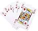 Giant Playing Cards for Game Nights, Full Deck of Oversized Jumbo Poker Cards for Seniors (8x11 in)