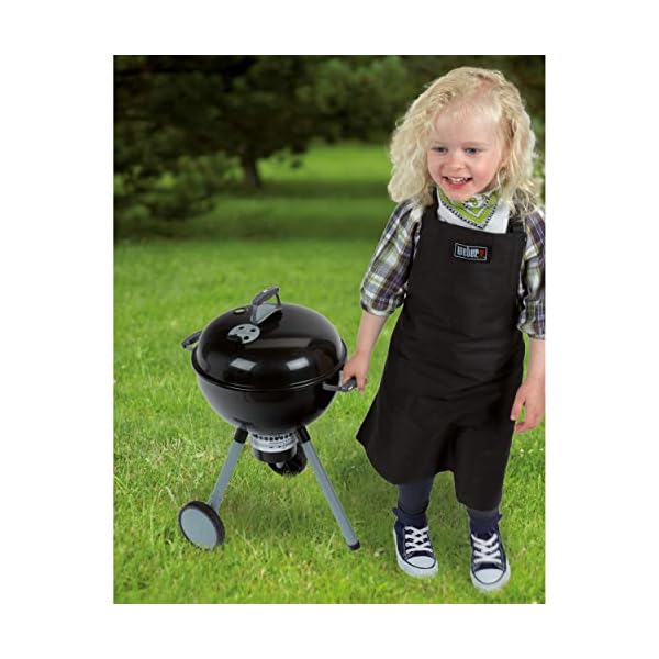 Theo Klein 9400-TK 9401 Weber Kugelgrill Premium mit Licht und Sound I Mit Kohlehaufen, Grillzange und vielem mehr I Inkl. Feuerzeug mit Magnetkopf zum Aktivieren des Kohlehaufens – Bild 4