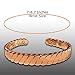 Pain Relief Magnetic Therapy Stylish Jewelry Bracelet Pure Copper Healing Rheumatoid Arthritis Carpal Migraine Fatigue Unisex Gift Long-Lasting Material Design