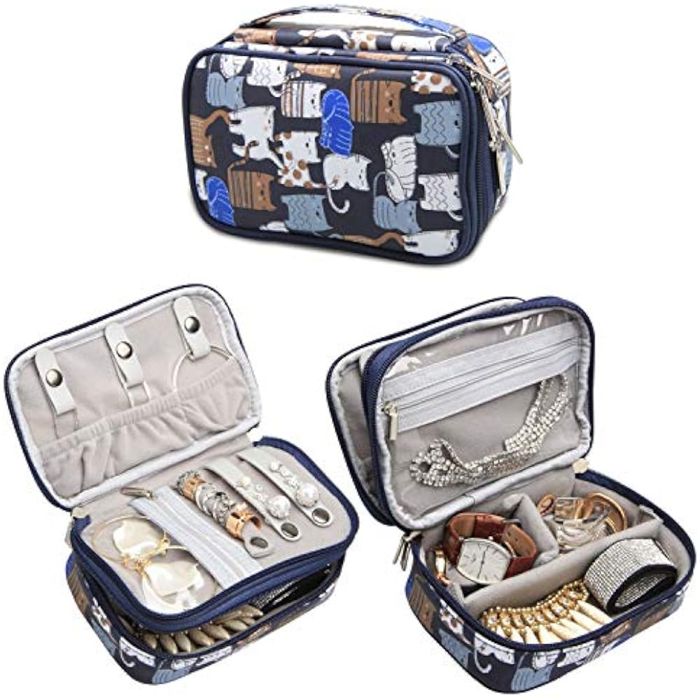 Jewelry Travel Case, & Accessories Holder Organizer