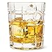 REGAL TRUNK & CO. - Elegant Whiskey Gift Box Glass Set. Old Fashion Whiskey Glasses Set for Whisky/Bourbon/Scotch/Rum - Square Engraved