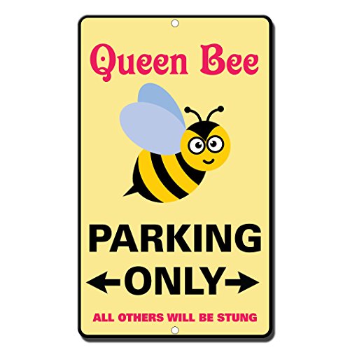 FastasticdealsFastasticdeals Queen Bee Parking Only All Others Will Be Stung Novelty Funny Metal Sign 8 X 12