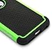 ULAK iPhone 6S Case,iPhone 6 Case, Knox Armor iPhone 6S 4.7 Case Shock Absorbing Hybrid Rugged Slim Cover Shell w/Plastic Outer & Rubber Silicone Inner Cover(Green)
