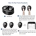 Bluetooth Headphones, Losei Dual Wireless Earbuds True Mini Twins Stereo Bluetooth Headset V4.1 Earphones with Built-in Mic and Charging Case for iPhone Samsung iPad and Most Android Phones (Black)