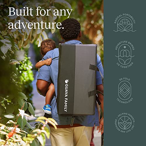 Guava Family Lotus Travel Crib Certified Baby Safe Portable Crib with