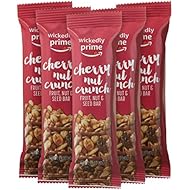 Wickedly Prime Fruit, Nut & Seed Bar, Cherry Nut Crunch, 1.4 Ounce (Pack of 5)