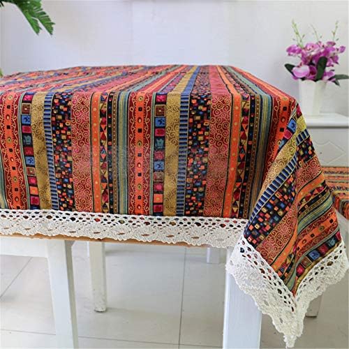 WSJIABIN American Cotton And Linen Tablecloth Table Cloth Bedside Table Shoe Cabinet Home Decoration Tablecloth Long Tablecloth Table Cloth Table A 150 * 150Cm