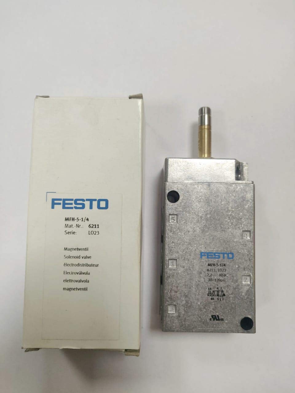 Festo 6211 MFH-5-1/4 Solenoid Valve