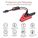 Booster Jumper Cables Automotive Replacement Car Jumper Cables Alligator Clamp JUMP STARTER CABLE CLAMP Booster Battery Clips for Car Jump Starter 12V (Smart)