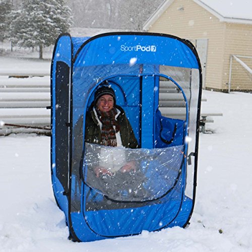 SportPod SoloPod Undercover All Weather Pop Up Chair Pod Tent Royal