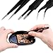 RYMALL 10 pcs Precision ESD Anti-Static Stainless Steel Tweezers Set Kit for Electronics, Jewelry-Making, Laboratory Work, Hobbies in 10 Sizes