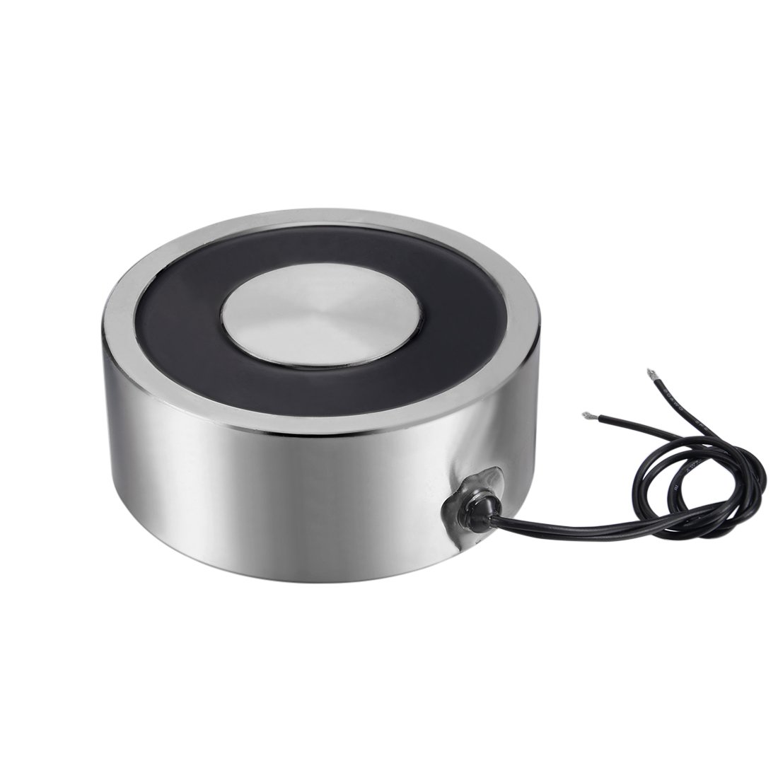 uxcell 80x38mm DC12V 1000N Electric Sucking Disc Solenoid Lift Holding Electromagnet