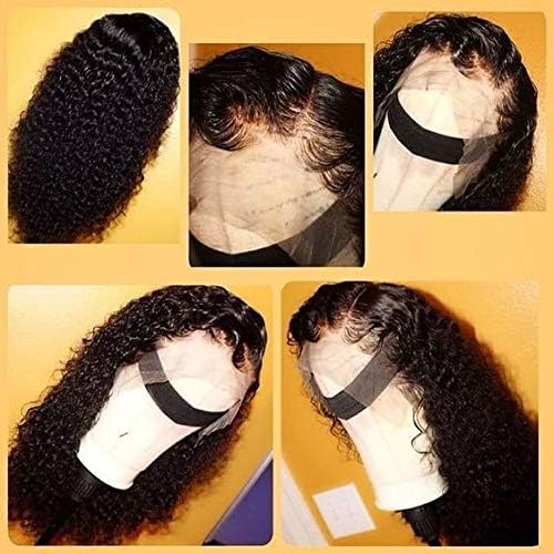 Curly Lace Front Wigs Human Hair With Baby Hair Short Brazilian Hair Lace Front Human Hair Wigs For Women Pre Plucked Natural Hairline (12inch)